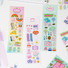 DESIGN GOMGOM Reeli gold line clear sticker